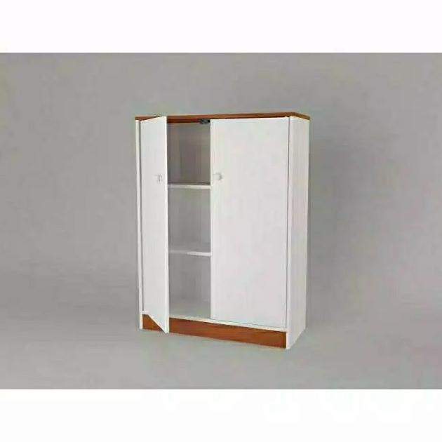 

Office & Stationery | Document Organizer | Rak Lemari Buku Susun 3 Full Pintu Minimalis | Best Seller