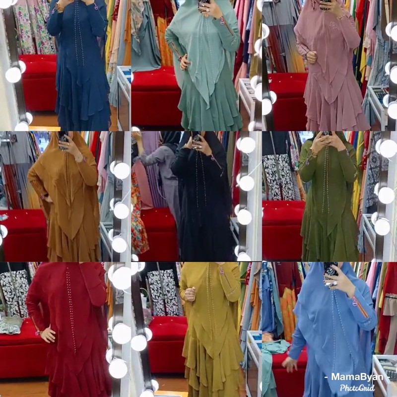Gamis set Khayla - Kayla by Yodizein Original Termurah