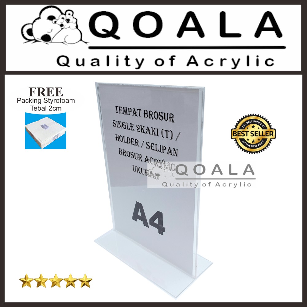 

TEMPAT BROSUR KAKI T UKURAN A4