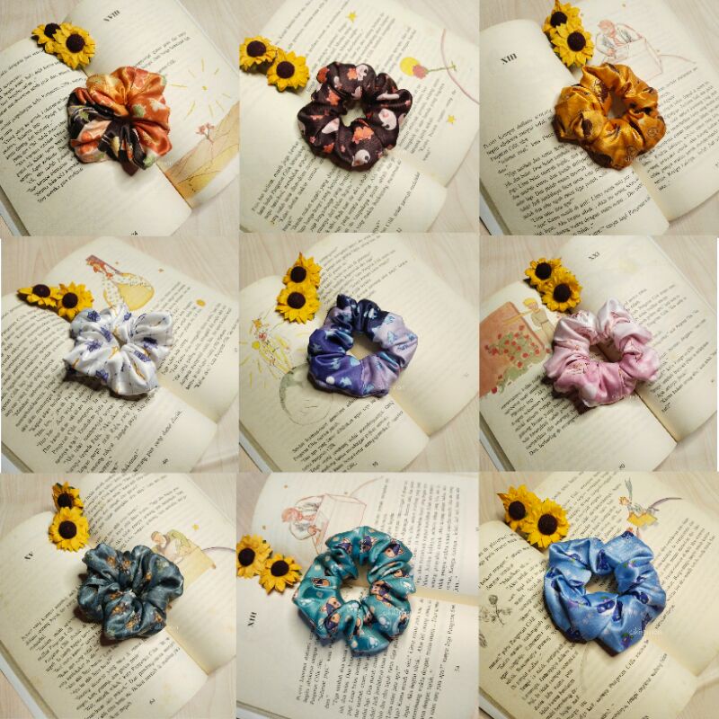 [FANMERCH] GENSHIN IMPACT SCRUNCHIES - KAZUHA HUTAO ALBEDO GOROU XIAO ZHONGLI RAZOR KOKOMI YAE