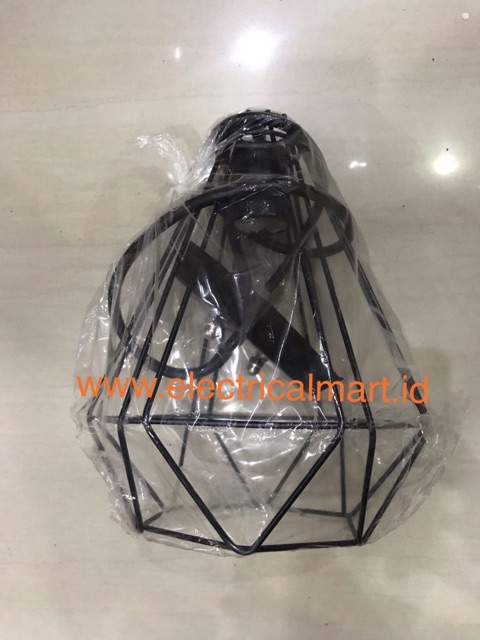 Lampu Gantung Diamond Industrial Black