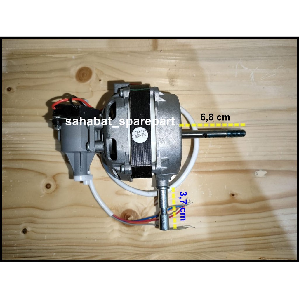 DINAMO KIPAS ANGIN MIYAKO 16 INCH ORIGINAL PANJANG AS 6,8 CM LEHER 3,7 CM