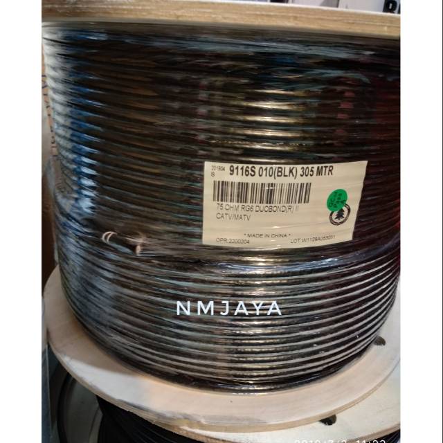 Kabel TV RG6 40 Meter Belden 9116S Original kabel polos