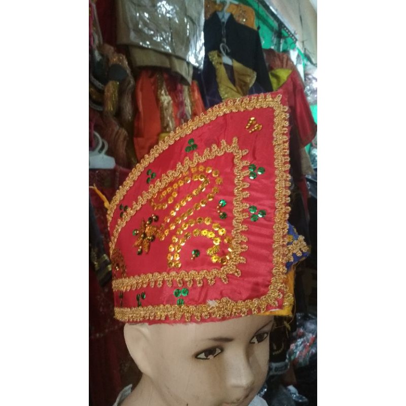 Topi Adat Bali/topi panjisemirang anak