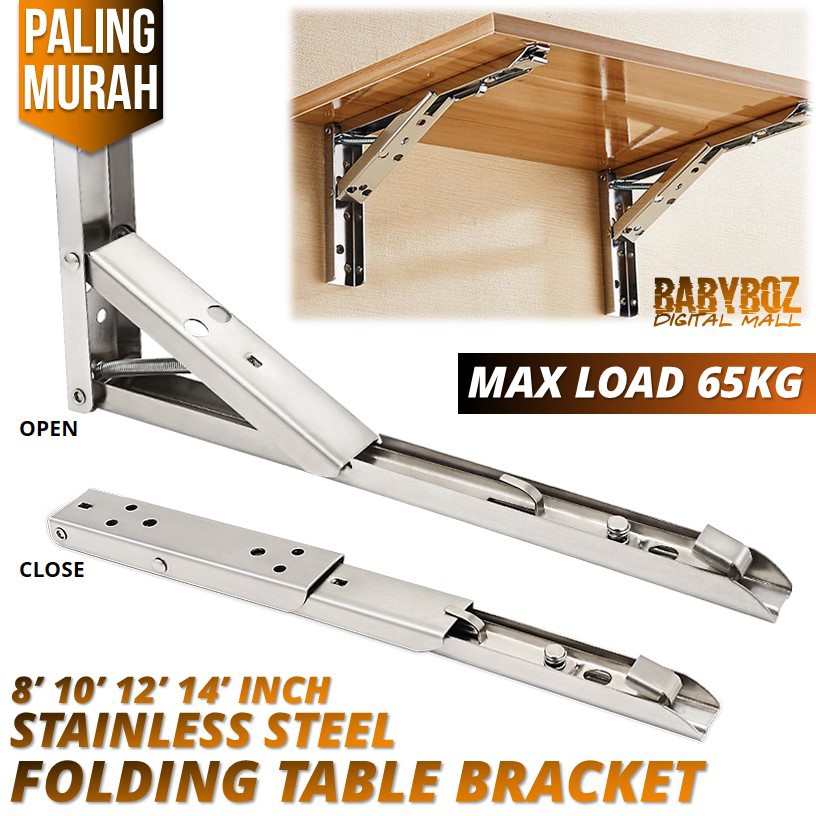 IMPOR Bracket Engsel Siku Stainless RACK MEJA LIPAT IMPOR Bracket Engsel Siku Stainless RACK MEJA LIPAT