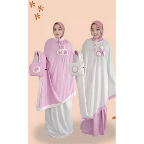 MUKENA TRAVELING PONCO KATUN PREMIUM J G