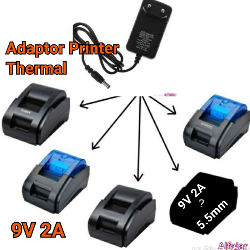 Adaptor Printer Thermal Charger SMARTCOM RPP02 EPPOS 58mm C-58BT C58D