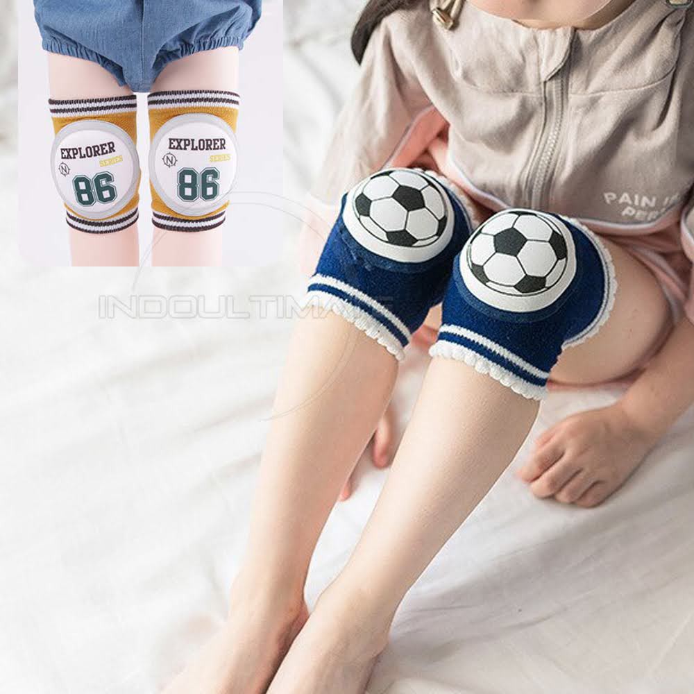 1Pasang Dekker Pelindung Lutut Bayi Merangkak PREMIUM IMPORT LB-013 Knee Protector Pengaman Lutut Bayi