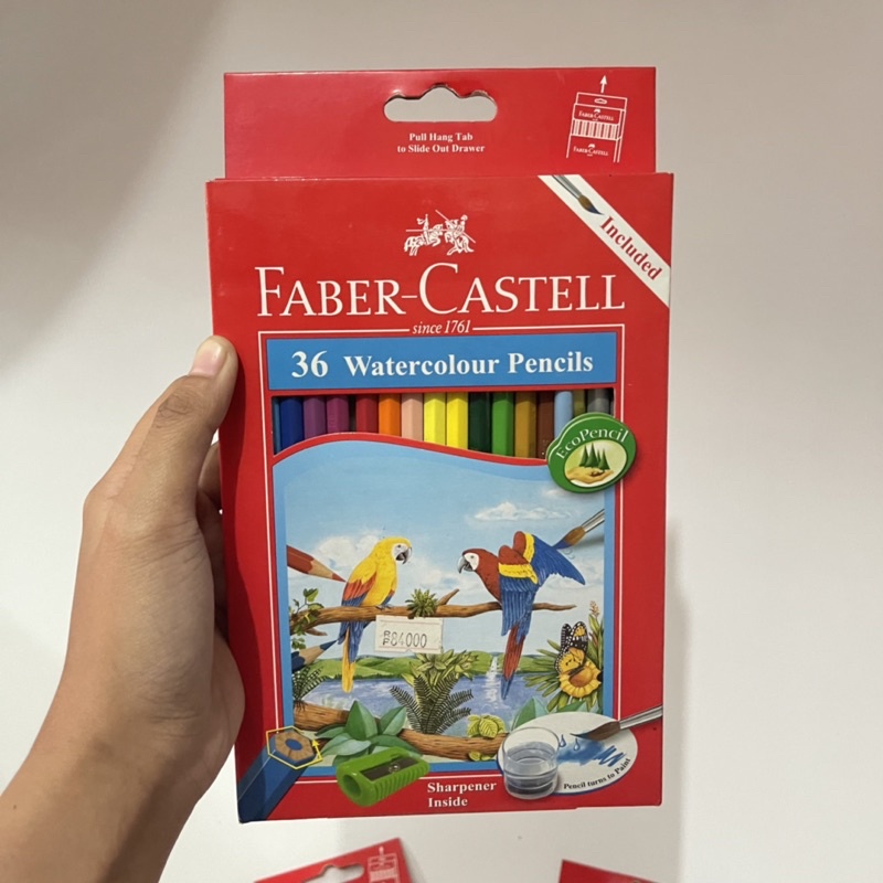 

pensil warna faber castell 36 warna water colour