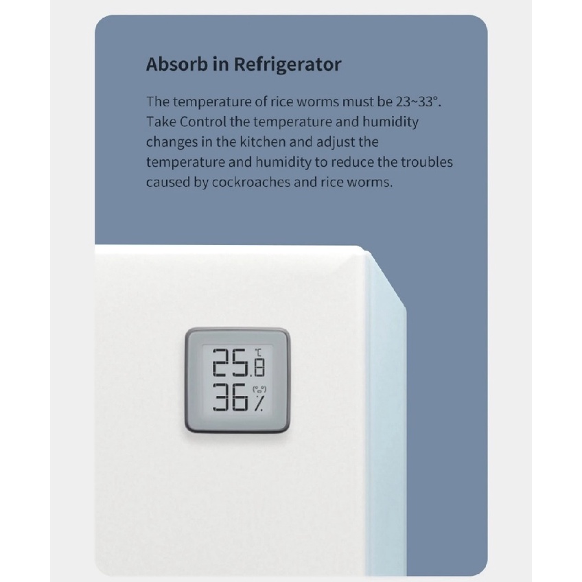 AKN88 - MIAOMIAOCE Bluetooth Hygrometer Thermometer E-ink Screen - MHO-C401