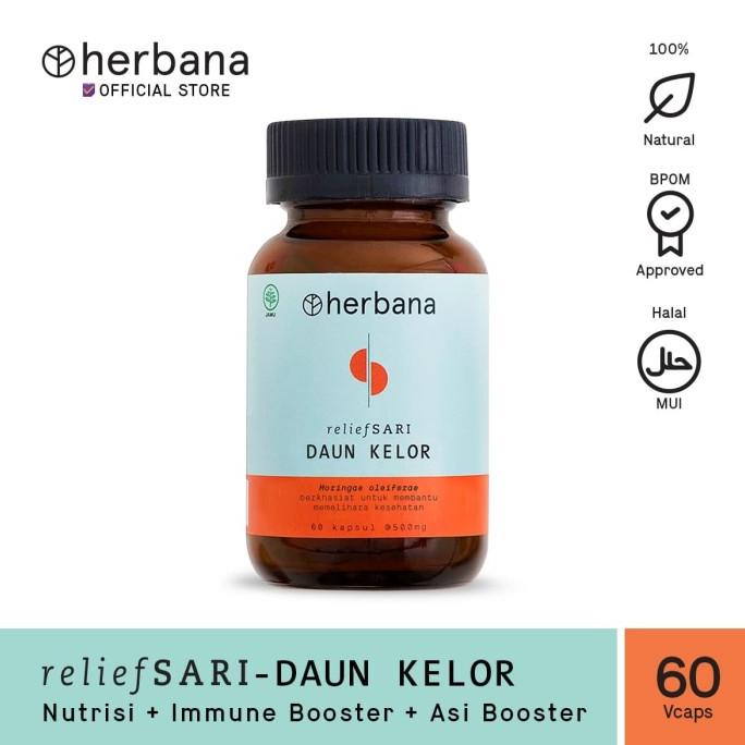 

TERBARU Herbana Relief Sari Daun Kelor- 60 Kapsul /OBAT HERBAL ASAM URAT/OBAT HERBAL PELANGSING/OBAT HERBAL KOLESTEROL/OBAT HERBAL DIABETES