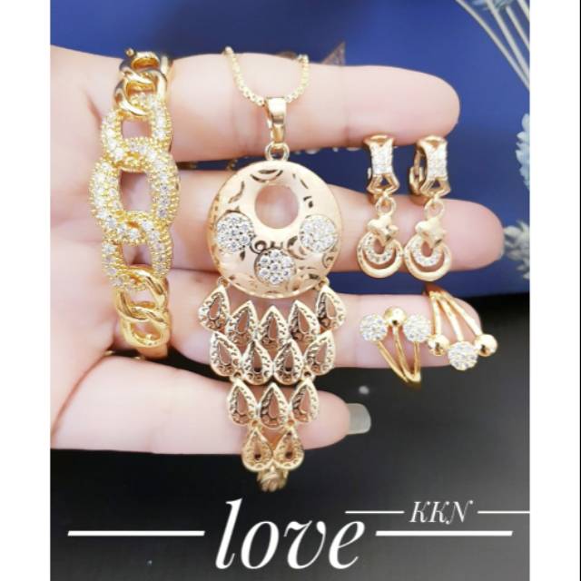 Set gold lapis emas dewasa