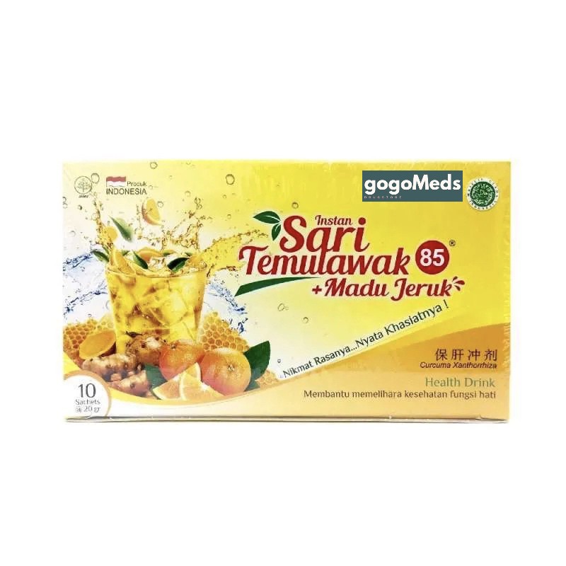 SARI TEMULAWAK 85 RASA MADU JERUK DUS ISI 10 SACHET