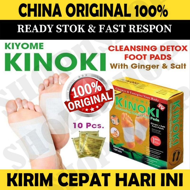 [ bisa COD] ~ KINOKI GOLD REFLEKSI KAKI ISI 10PC / BOX