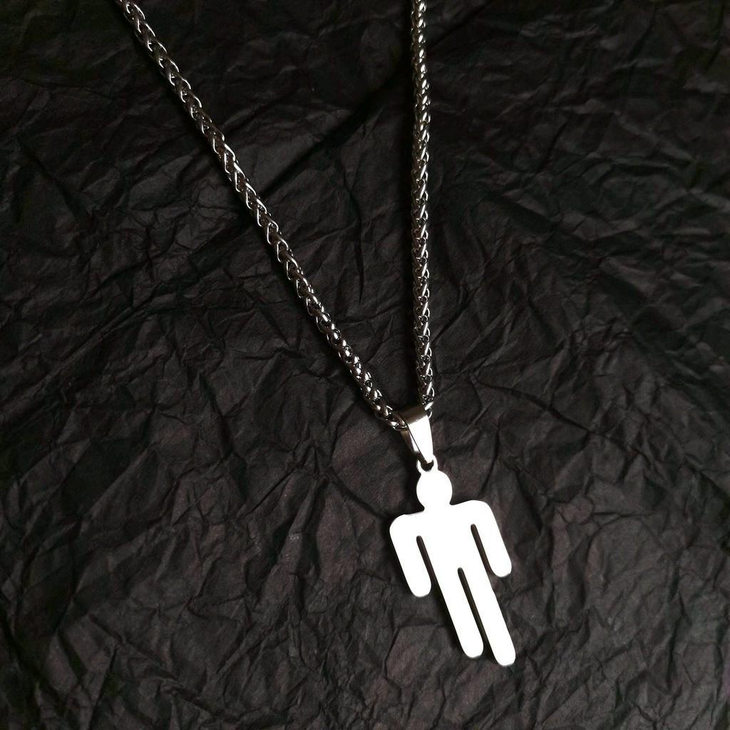 Kalung Rantai Dengan Liontin Billie Eilish