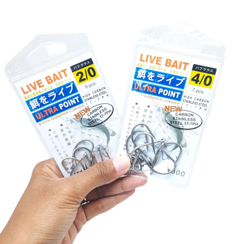 Kail Pancing BLOOD LIVE BAIT Bahan STAINLESS STEEL