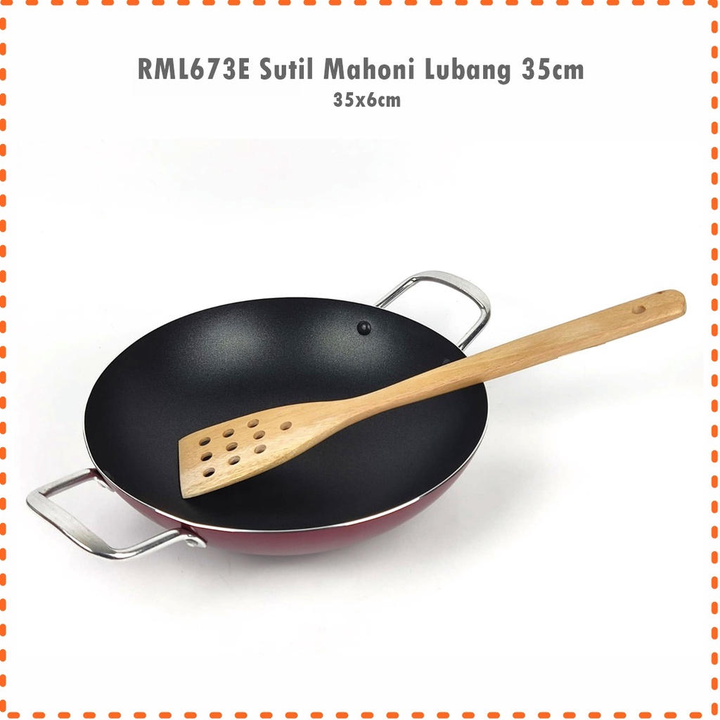 Sutil/Spatula/Sodet Kayu Mahoni &amp; Sonokeling 35cm &amp; 45cm