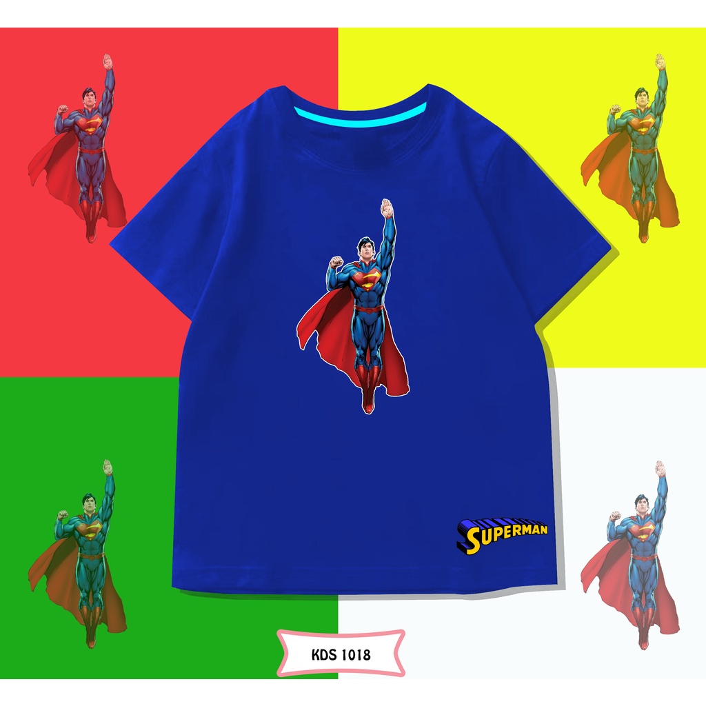 KAOS ANAK LAKI-LAKI SUPERMAN FLY COTTON 24S