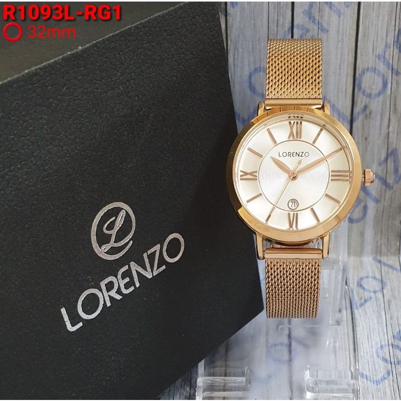 COD Jam Tangan Wanita Lorenzo Original R1093L Tahan Air Garansi 1 Tahun Gratis Ongkir COD