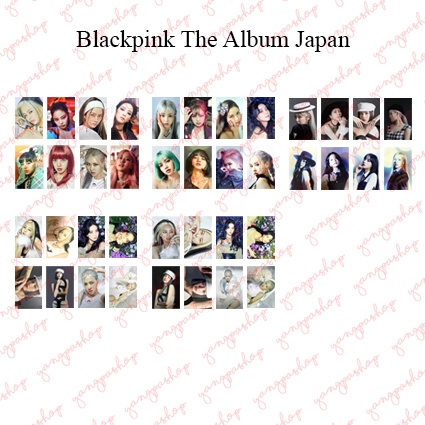 [READY / SET] BLACKPINK JAPAN THE ALBUM BPIN PHOTOCARD UNOFFICIAL FANMADE JENNIE JISOO LISA ROSE YAN