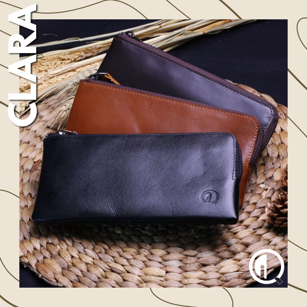 DOMPET KULIT PANJANG FUNGSIONAL MEWAH &amp; BERKELAS BAHAN KULIT SAPI ASLI 100% KUALITAS PREMIUM DK05 QI