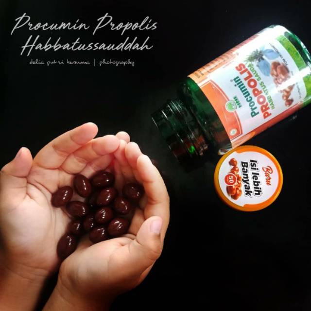 Jual Procumin Propolis Habbatus Sauda Hni Hpai New Isi 50 Softgel Indonesia Shopee Indonesia