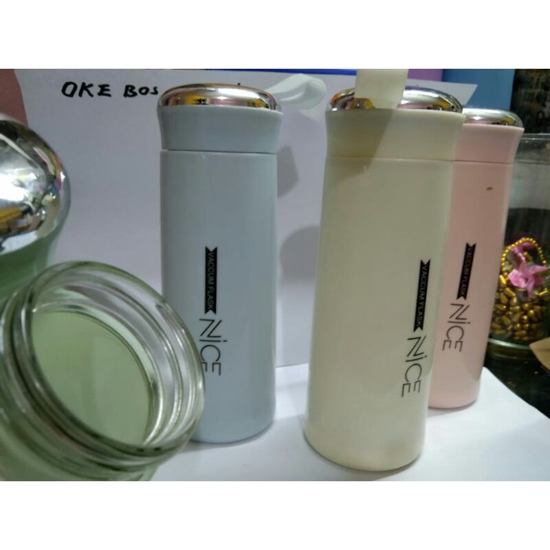 SOUVENIR TUMBLER  VACUM FLASK NICE WARNA SOFT BARANG SAJA