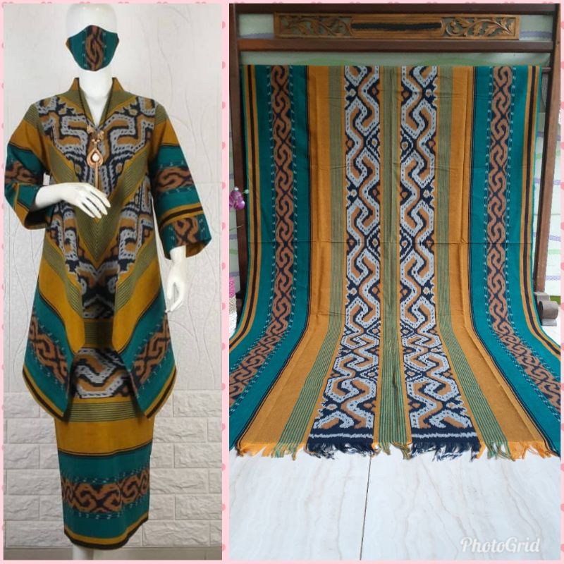 setelan tenun Troso zahwa