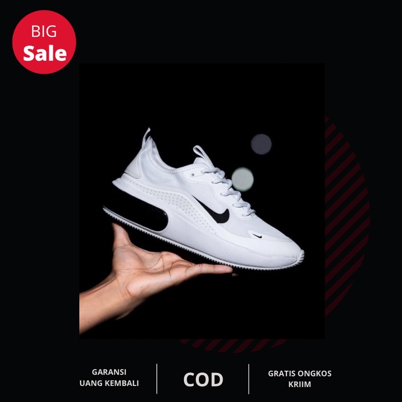 NIKE AIR MAX DIA WHITE BLACK || SEPATU NIKE 100% ORIGINAL