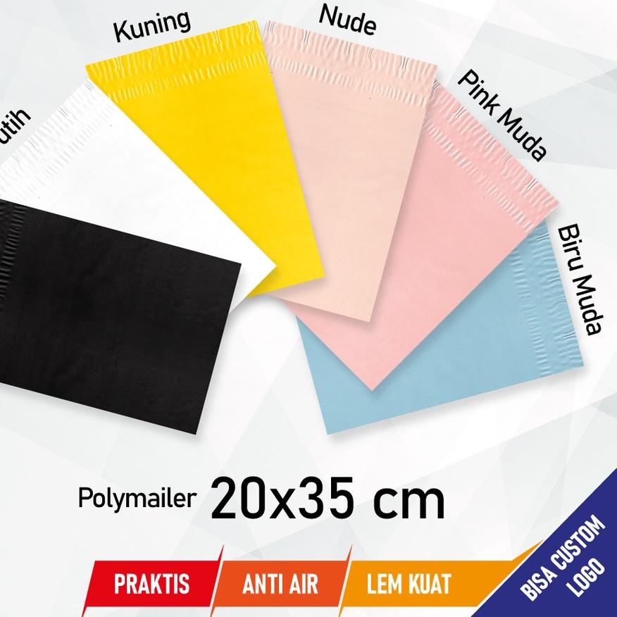 

[20x35] 100LEMBAR PLASTIK POLYMAILER PACKING ONLINE SHOP KUALITAS PREMIUM STANDARD MURAH