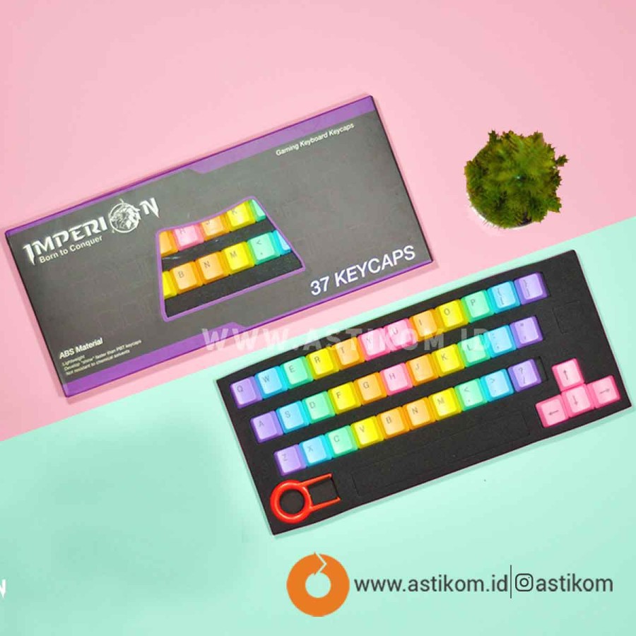 Mechanical Keyboard Keycaps Gaming Imperion Rainbow | By Astikom