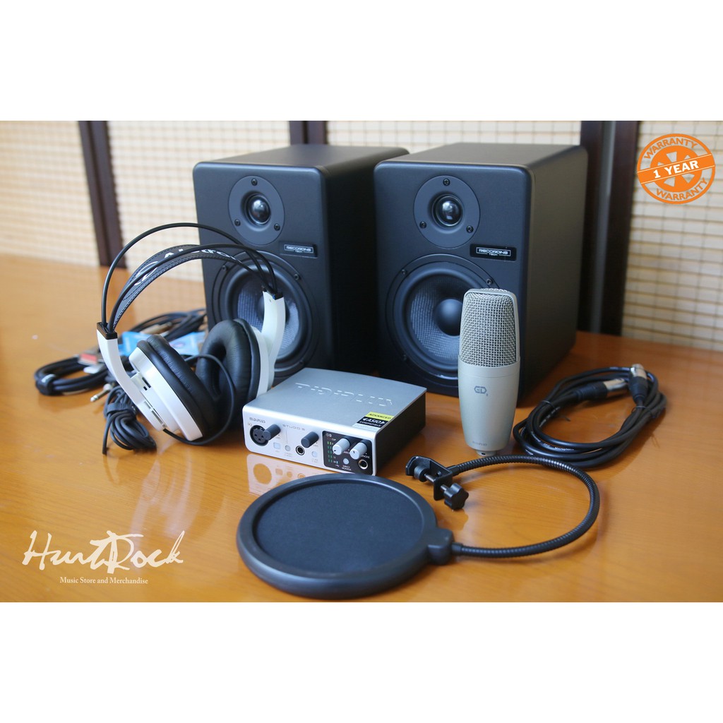 Paket Recording Midiplus Studio S Series & Speaker Recording tech RT 5