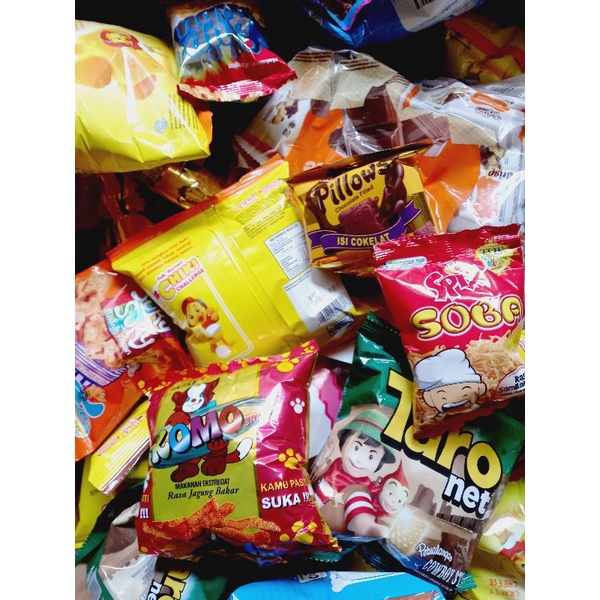 

snack dua dus / 2 box bisa mix tambah 1x serok