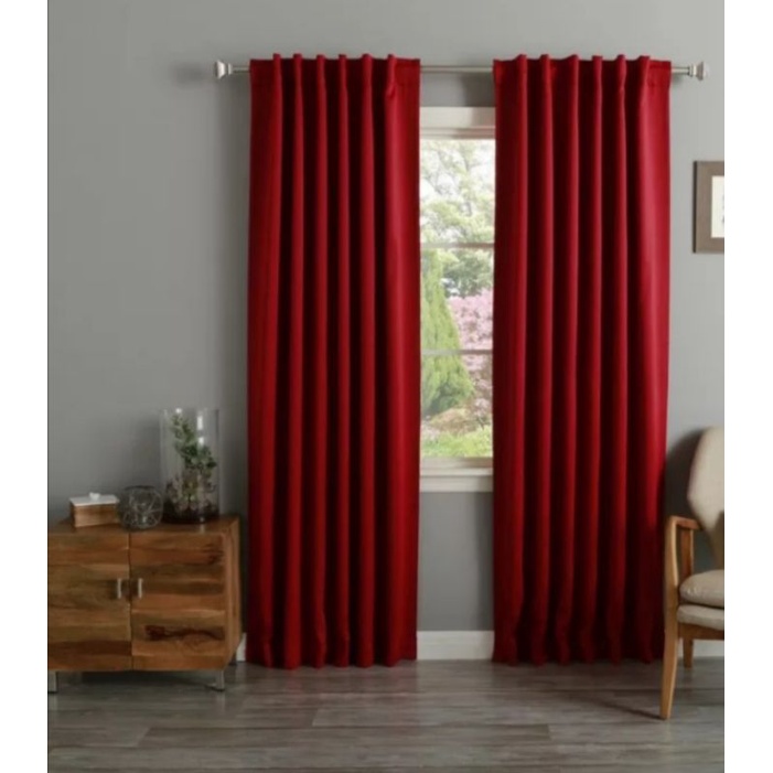 Gorden blackout polos Gorden smokring Gorden polosan Gorden Minimalis Gorden jendela kamar Gorden je