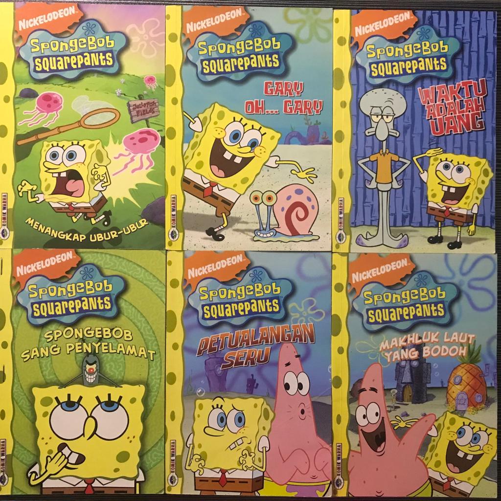 Komik berwarna anak remaja berwarna Spongebob Squarepants Nickelodeon buku bagus bekas second prelov