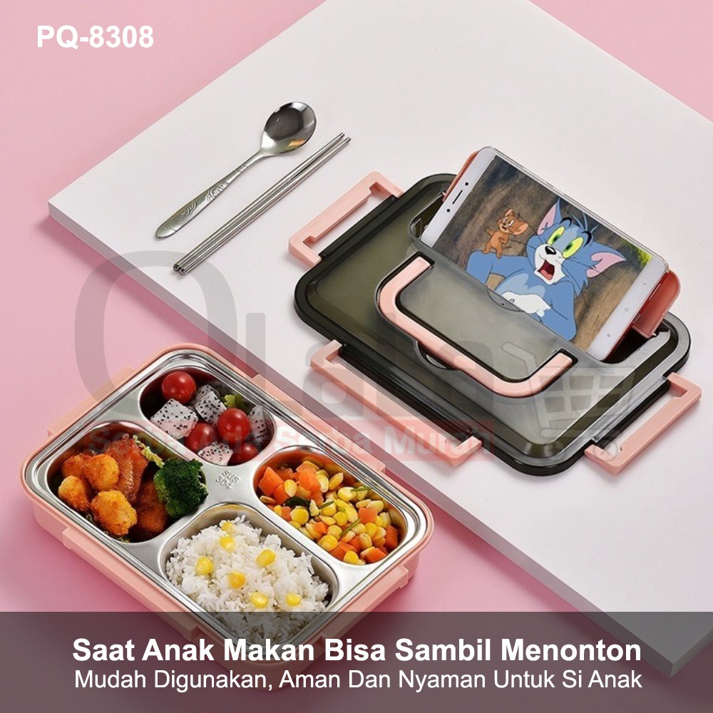 Kotak makan Stainless tempat makan PQ-8308