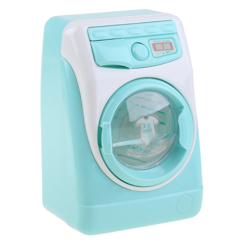 Mary Mini Pura-Pura Bermain Mainan Simulasi Mesin Cuci Mainan Anak Bisa Isi W