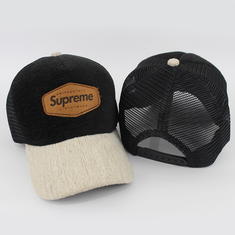 TOPI SUPREME 01 - TOPI DISTRO SUPREME - TOPI TRUCKER SUPREME - TOPI PRIA - SNAPBACK GREENLIGHT