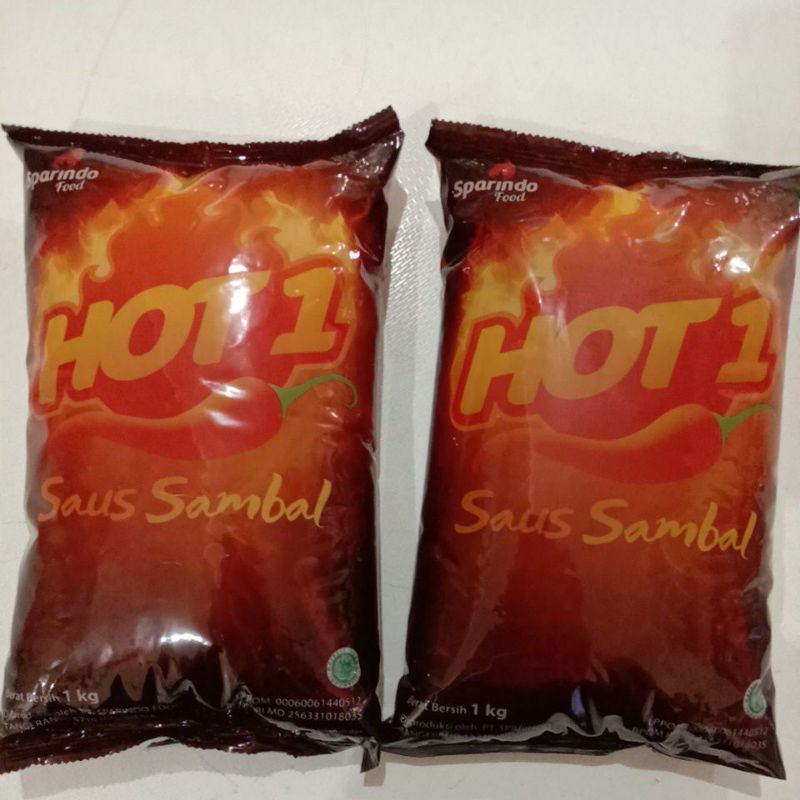 

Hot 1 saus sambal 1kg