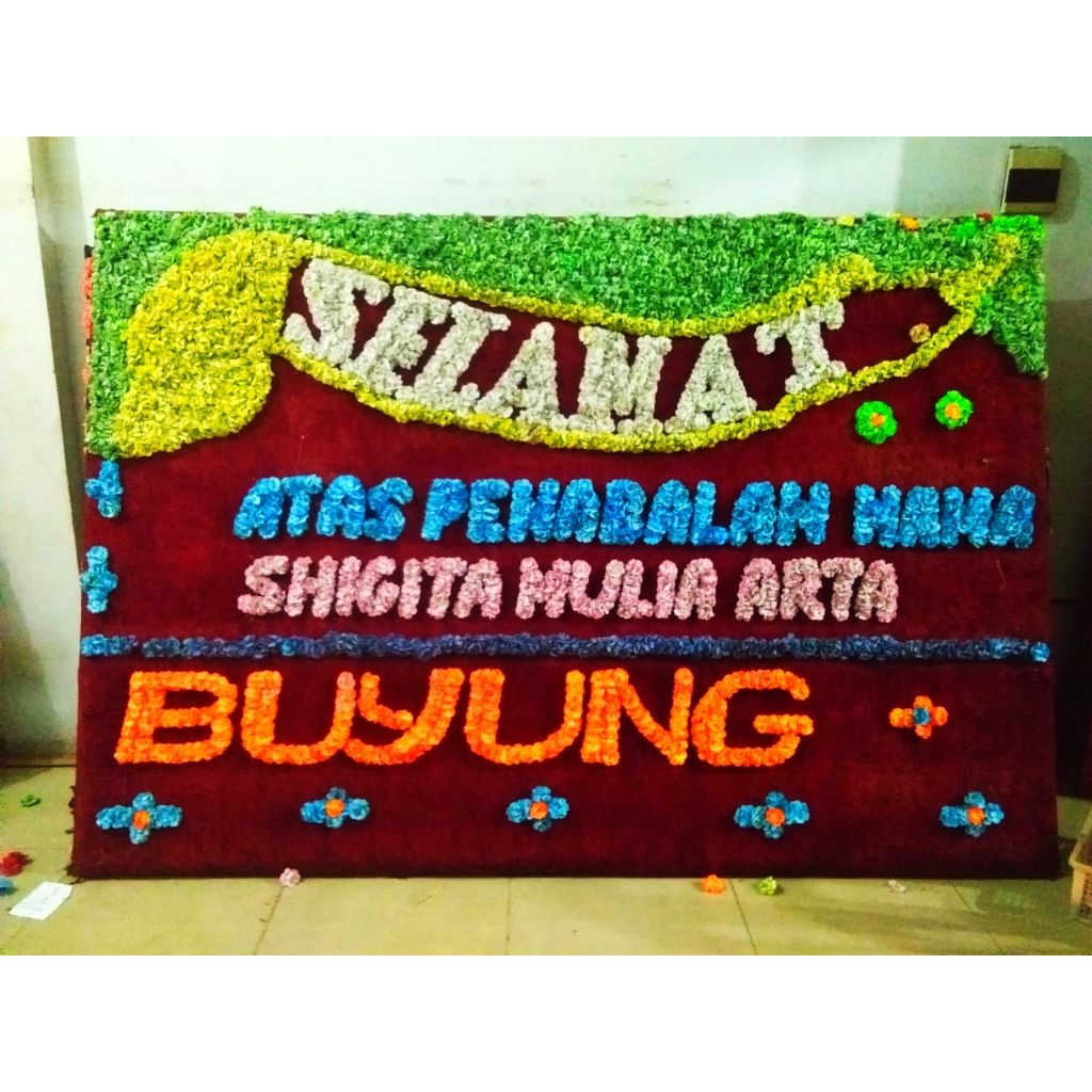 BUNGA PAPAN CONGRATS - MEDAN
