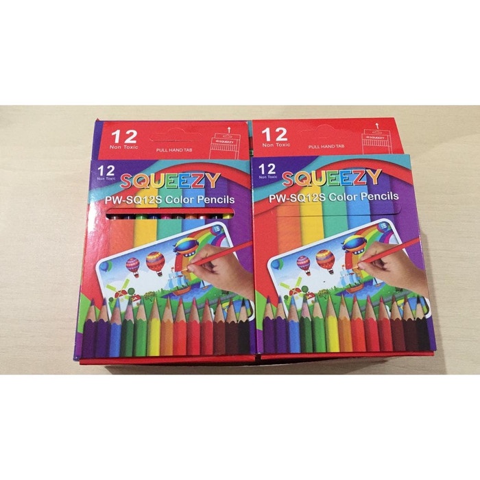 

WARNAPENSIL- PENSIL WARNA CANDY PENDEK 12 WARNA -PENSIL WARNA