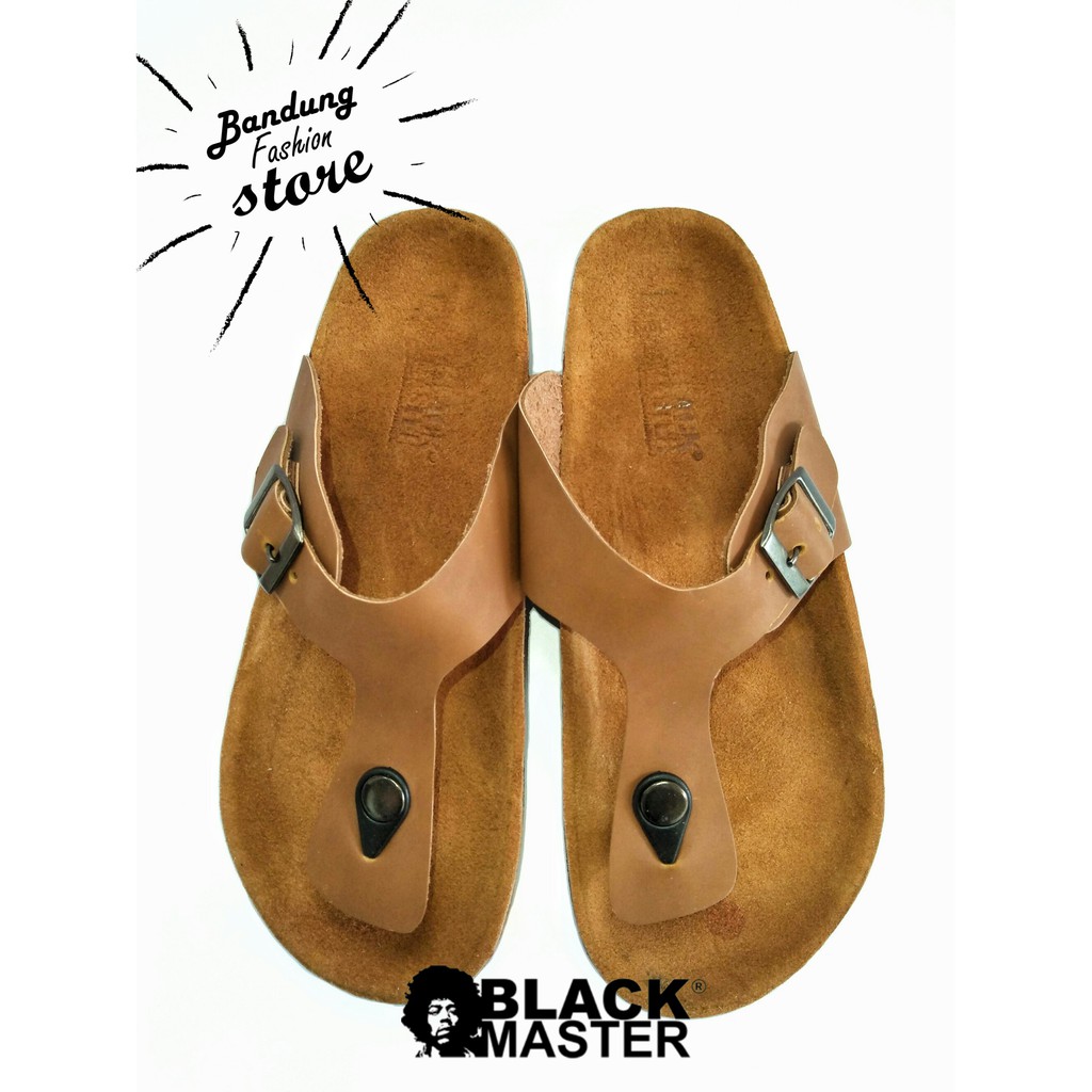 Sandal Pria Termurah Terlaris | BLack Master Bandung Original Handmade