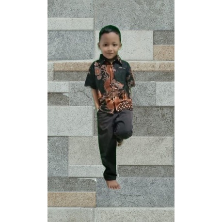 Hem batik anak