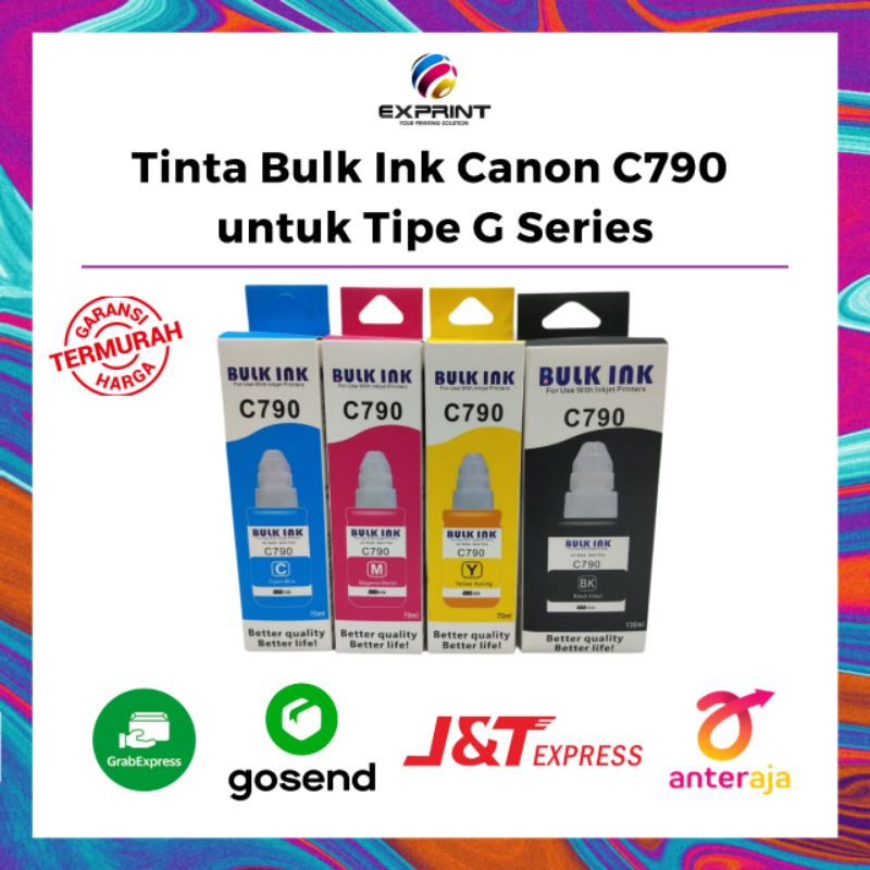 Tinta Canon 790 Bulkink for Canon /set 4 warna