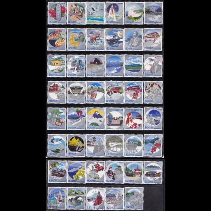 

0314 Perangko Jepang 60Th Ann. Local Government Law 235v Used 5 SCAN