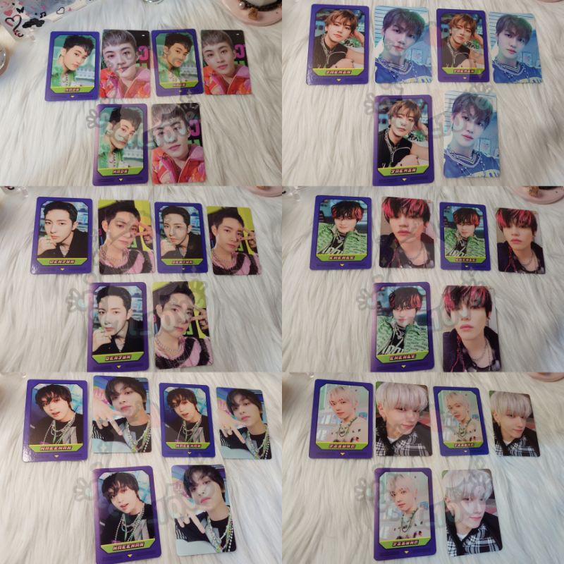Matching Card Game Set NCT Dream glitch mode Mark Renjun Haechan Jisung Chenle