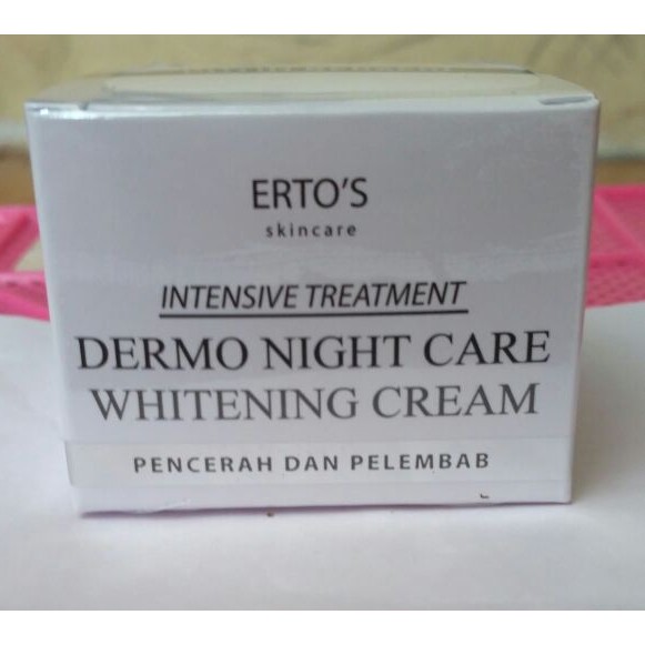 Ertos Dermo Night Care Whitening Cream Pencerah Dan Pelembab Erto S Ailin Indonesia