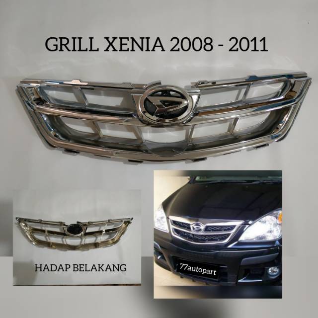 Grill xenia 2008 2011 chrome