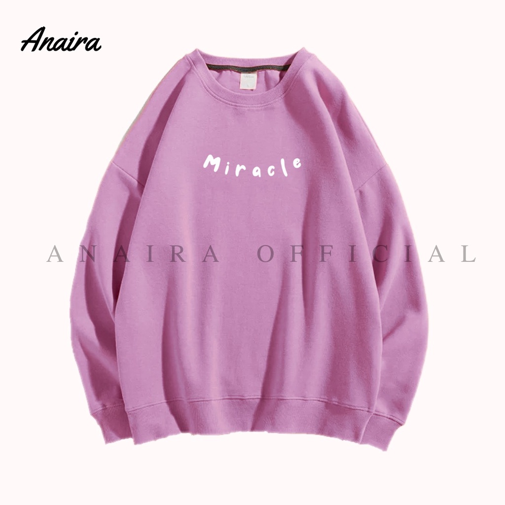 MIRACLE SWEATER CREWNECK ANAIRAOFFICIAL