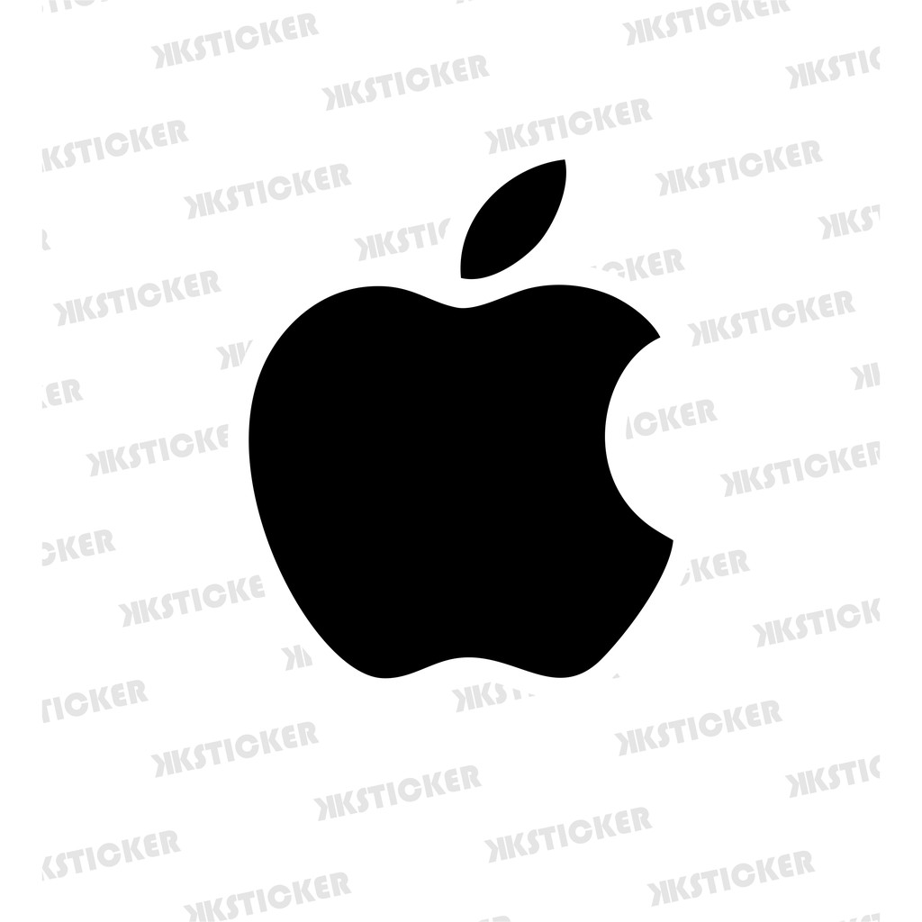 

Sticker Apple | Stiker Vinyl Anti air + Laminasi